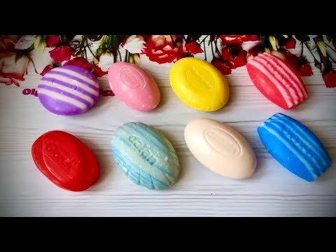 Видео: AsmrSoap. Яркий весенний сетик с мылками из экопаков. ❤️💜💛💙