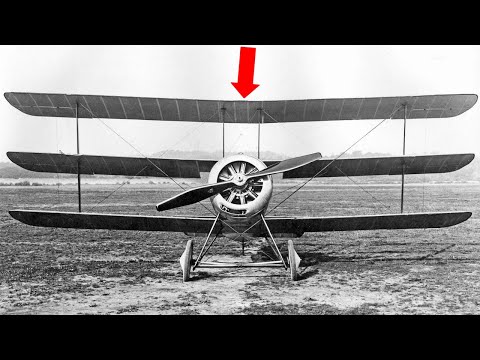 Видео: Безумный истребитель с тремя крыльями наводивший ужас на немцев в Первой Мировой!