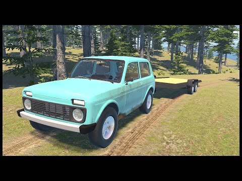 Видео: ТУРБО НИВА В ЛЕСУ! ПОТЯНЕТ ПРИЦЕП? - My Garage