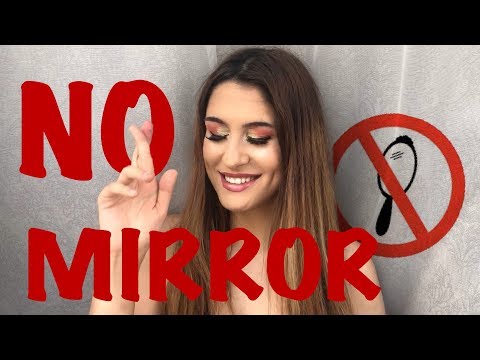 Видео: ПРЕДИЗВИКАТЕЛСТВО: ГРИМ БЕЗ ОГЛЕДАЛО😱