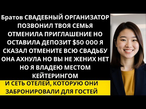 Видео: «Свадебный организатор моего брата позвонил: твоя семья отменила твое приглашение,...