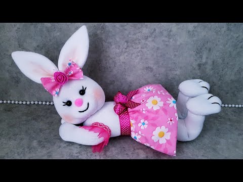 Видео: 😍Это было так мило/👌 Как сделать милого кролика из носков