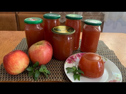 Видео: Яблучне повидло яке ріжеться ножем без желатину і згущувача.