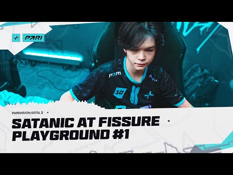 Видео: PARIVISION DOTA 2: SATANIC НА FISSURE PLAYGROUND