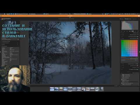 Видео: Создание и использование стилей в  darktable