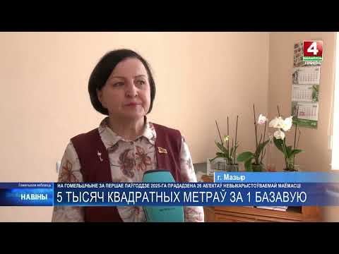 Видео: На Гомельщине за первое полугодие 2025 го продано 26 объектов недвижимости