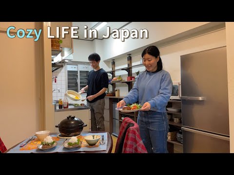 Видео: Уютная ЖИЗНЬ в Японии 🇯🇵: приготовление гамбургского стейка, преображение комнаты!
