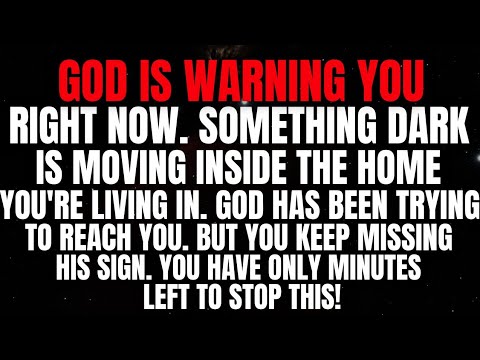 Видео: Бог предупреждает вас прямо сейчас: что-то темное движется внутри вашего дома.