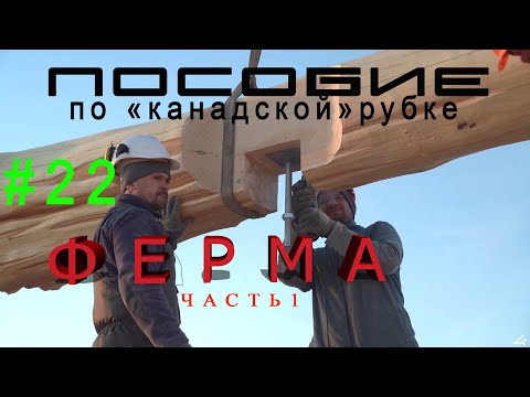 Видео: Учебный курс по рубке сруба#22 Ферма (часть1)Конь