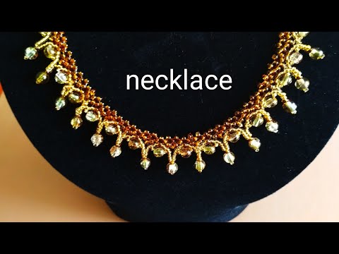 Видео: Tutorial: necklace. МК по изготовлению колье