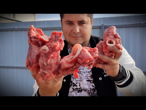Видео: Приготовил Деликатес из того, что обычно не готовят. Калтыки в казане.