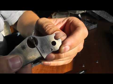 Видео: Spyderco Para-Military 2 Lock repair  Ремонт замка и переточка