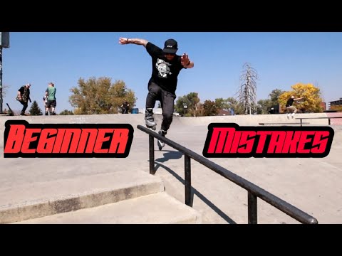 Видео: 3 ошибки новичков при освоении грайндинга (агрессивного инлайна)