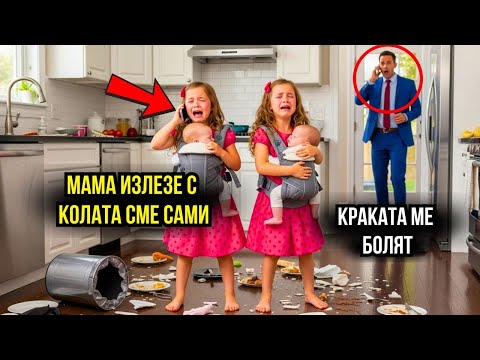 Видео: БЛИЗНАЧКИТЕ ЗВЪНЯТ НА БОГАТИЯ БАЩА: "ТАТКО, БОЛЯТ НИ КРАКАТ!" – ОСТАВА ШОКИРАН!
