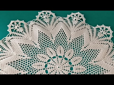 Видео: Очень красивая Салфетка. Вторая часть. Крючок. Крючок для начинающих.