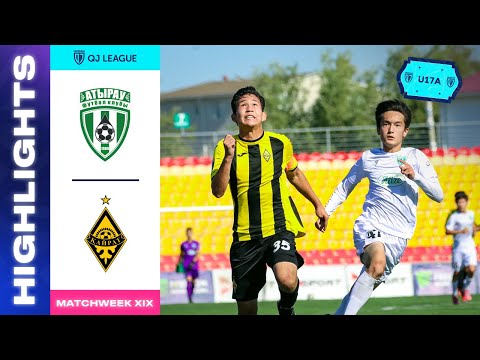 Видео: АТЫРАУ 1:5 КАЙРАТ | 19 ТУР | QJL U17A 2024