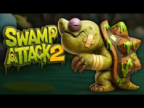 Видео: БОЛОТНАЯ АТАКА битва с БОССОМ ЧЕРЕПАХ / Swamp Attack 2