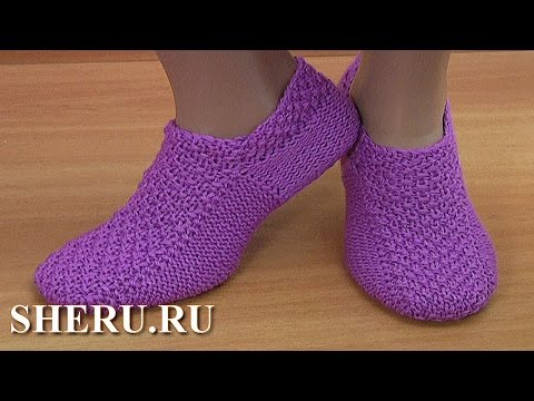 Видео: Тепло, уютно, комфортно и без швов на двух спицах.