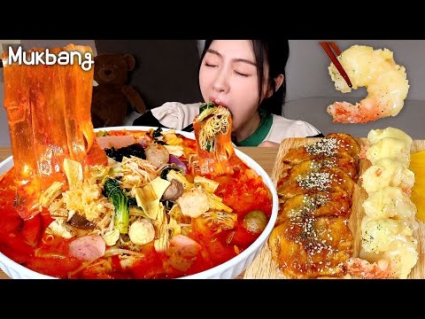 Видео: Малатанг, губоору, жареный кремㅣ마라탕먹방 asmr Malatang REAL MUKBANG