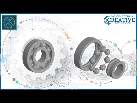 Видео: Уроки Компас 3D. Сборка деталей в Компас 3D. Подшипник