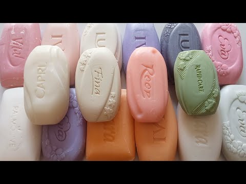 Видео: ASMR SOAP. ♥️💛 Резка сухого мыла. Satisfying video ♥️💛