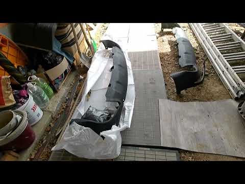 Видео: Chery tiggo 7 pro , ремонт заднего бампера ю