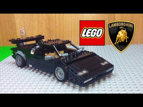 Видео: Собираю из LEGO lamborghini countach #Lego #ютубер18 #LEGO #8wide