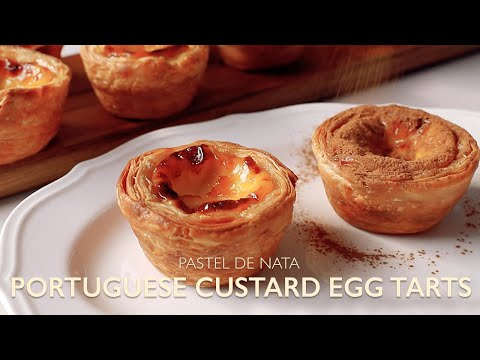 Видео: ◆Рецепт яичного пирога с португальским заварным кремом◆ Pastel de Nata / Portuguese Custard Egg Tart