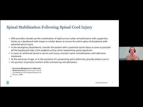 Видео: Реабілітація дорослих зі спінальною травмою. SCI Rehabilitation. C. Slocum. Harvard Medical School.
