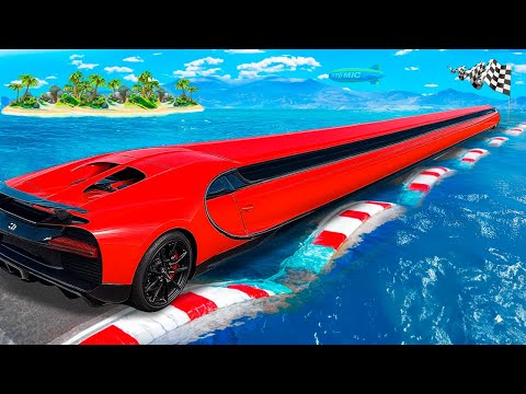 Видео: КАК ДАЛЕКО ТАЧКА СМОЖЕТ ПРОЕХАТЬ ПО ВОДНЫМ КОЧКАМ В ГТА 5 ?