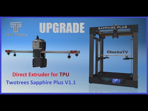 Видео: Twotrees Sapphire Plus - ДИРЕКТ Экструдер, бюджетная модернизация головы 3Д Принтера