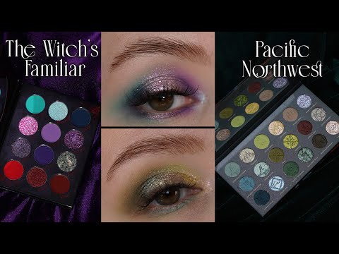 Видео: Палитры Fantasy Cosmetica x BattyBean The Witch’s Familiar и Nomad Pacific Northwest