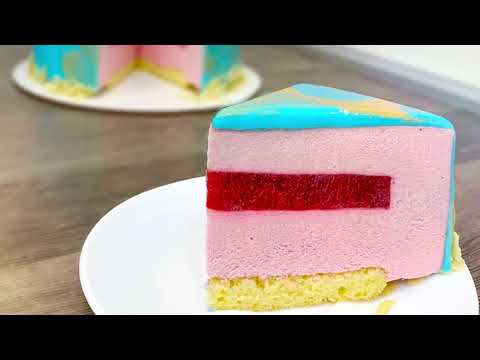 Видео: МУССОВЫЙ ТОРТ 🍰🙂 - РЕЦЕПТ ЯГОДНОГО ТОРТА С МАЛИНОЙ 😋