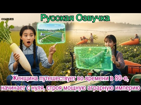 Видео: Женщина путешествует во времени в 80-е, начинает с нуля, строя мощную аграрную империю. #дорама#2025