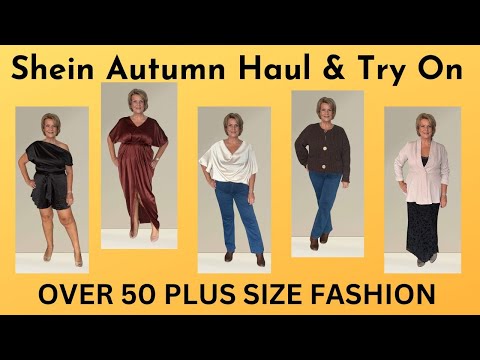 Видео: Shein Haul & Try On — модная одежда больших размеров для людей старше 50 лет