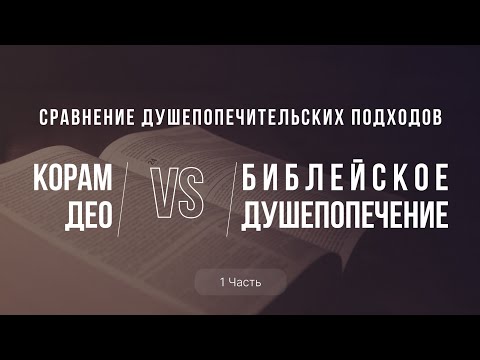 Видео: Сравнение душепопечительских подходов | Часть 1 | Алексей Прокопенко