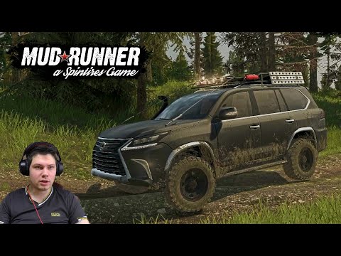 Видео: Lexus LX 570 для Spintires Mudrunner. Роскошь в грязи.