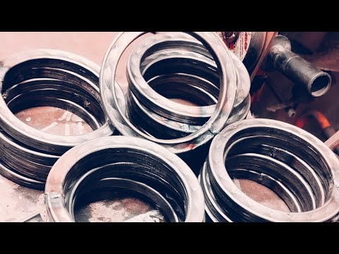 Видео: правильная навивка колец без отходов станок НОВТЕХМАШ не пропусти