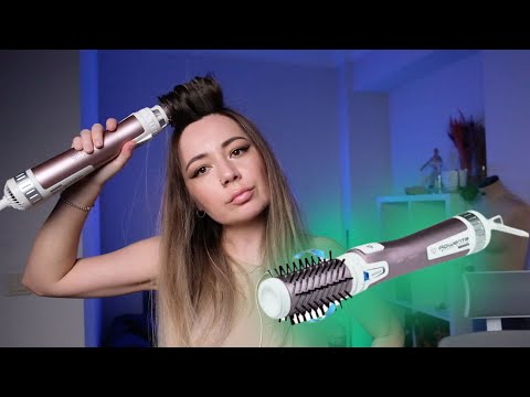 Видео: Распаковка и тест. ФЕН ЩЕТКА ROWENTA