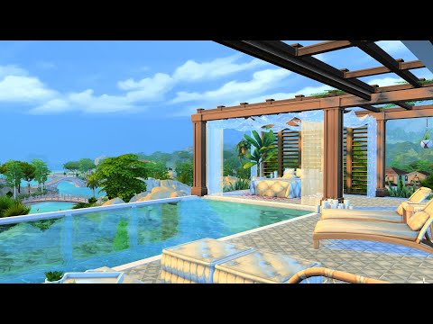 Видео: Идеальное романтическое путешествие 💖 | Строительство дома для отпуска в Sims 4
