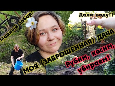 Видео: ГЛОБАЛЬНОЕ преображение ЗАРОСШЕЙ ДАЧИ! Приехали работать на (заброшенную) дачу!