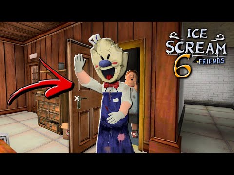 Видео: Нашёл СЕКРЕТНУЮ ДВЕРЬ в МОРОЖЕНЩИК 6 - Ice Scream 6