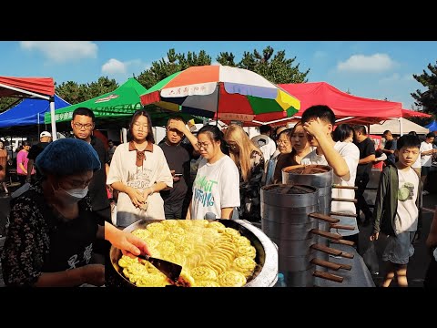 Видео: Завтрак за 2 доллара в Вэйхае! Лучший утренний тур по рынку Китая