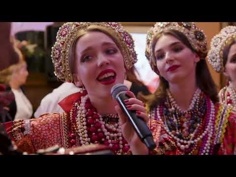 Видео: НАРОДНЫЙ АНСАМБЛЬ НА СВАДЬБУ // СВАДЬБА В РУССКОМ СТИЛЕ // МОСКОВСКИЙ ПЕРЕПОЛОХ