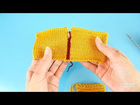 Видео: Как сшивать вязаные изделия квадратным тамбурным швом