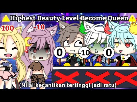 Видео: Высочайший уровень красоты станет королевой | Gacha Life | Gacha Meme