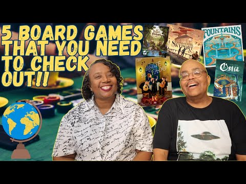 Видео: Пять настольных игр, на которые вам стоит обратить внимание!