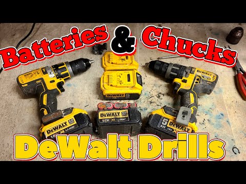 Видео: Старое видео, которое так и не было опубликовано. Две сломанные дрели DeWalt и аккумуляторы. Как ...