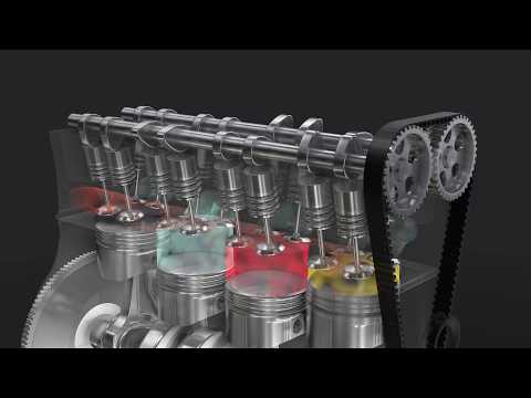 Видео: Как работает автомобильный двигатель