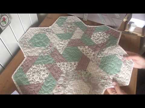 Видео: Блок Шестигранник/Пэчворк/Лоскутное шитье